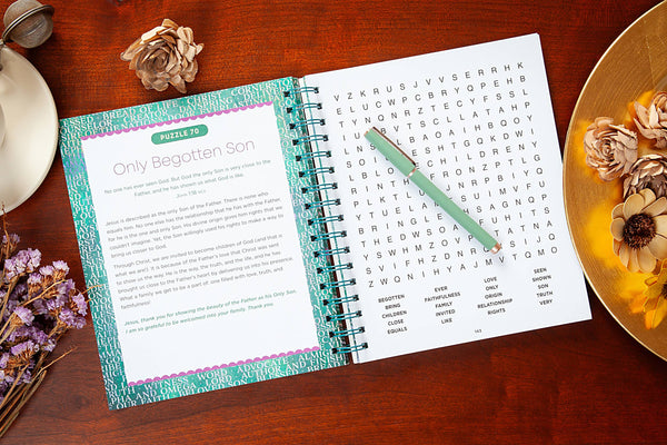 100 Meditations on the Names of Jesus (Word Search Devo)