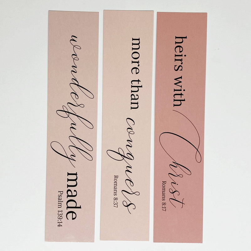 Who God says you are Bible Verse Bookmarks