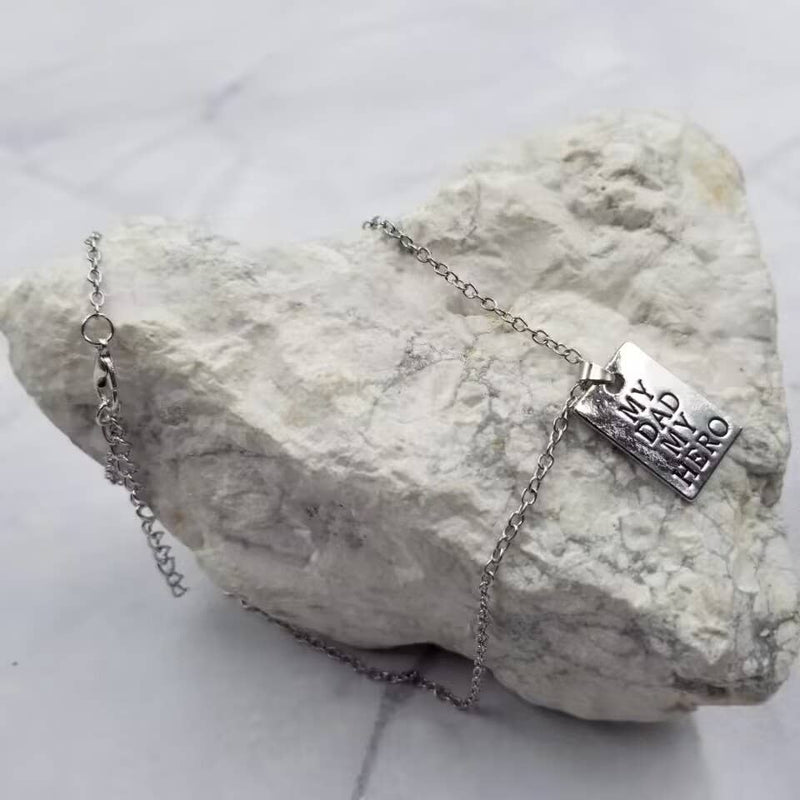 My Dad My Hero Necklace - Father's Day