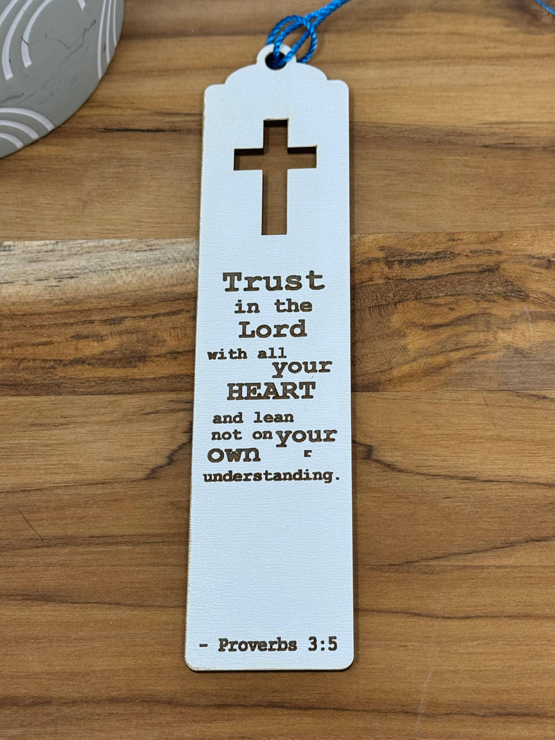 Wood engraved Bible Verse Bookmarks