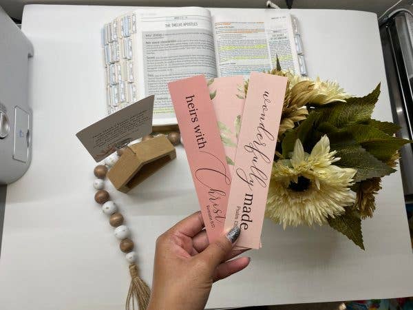 Who God says you are Bible Verse Bookmarks