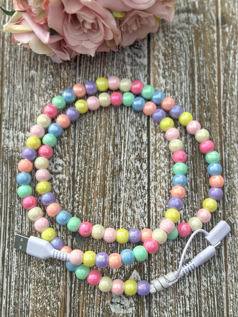 Candy "Shiny Colorful Beads" 2 in 1 Charger