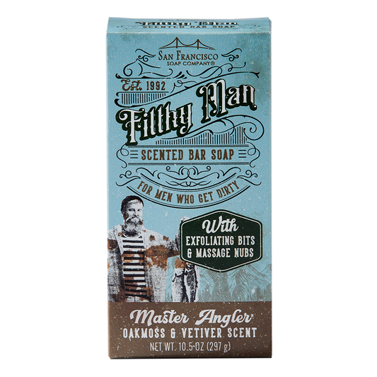 Master Angler Oakmoss & Vetiver 10oz Massaging Bar Soap