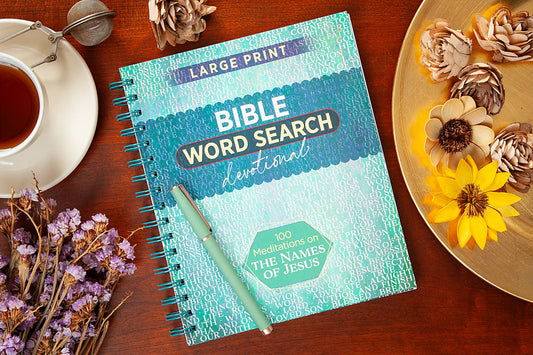 100 Meditations on the Names of Jesus (Word Search Devo)