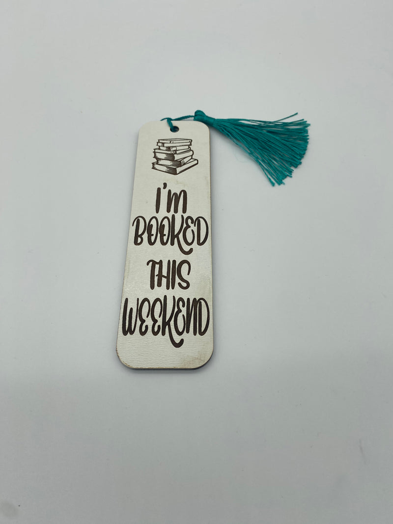Wood Engraved Bookmarks