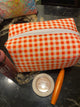Orange Gingham