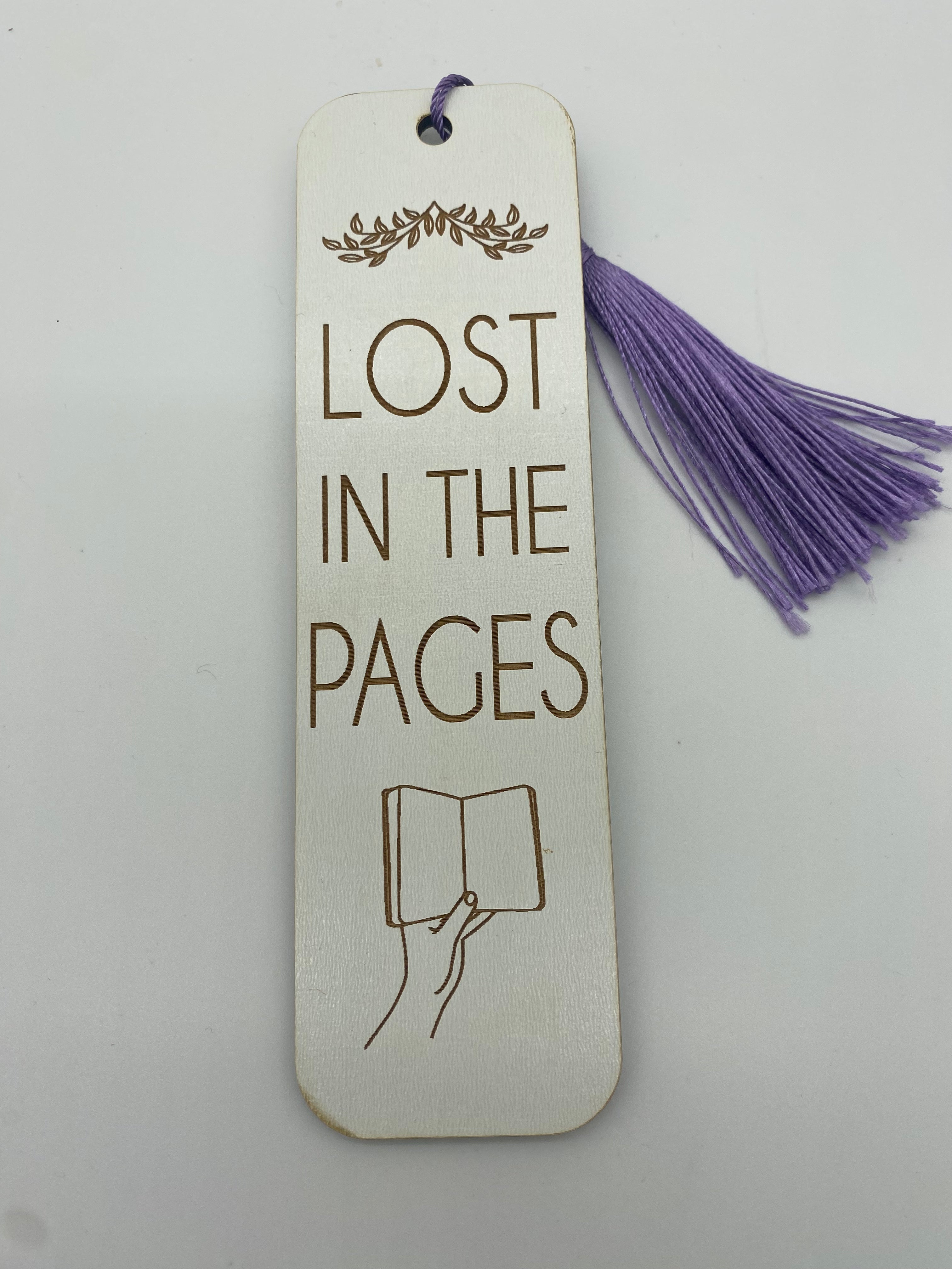 Wood Engraved Bookmarks