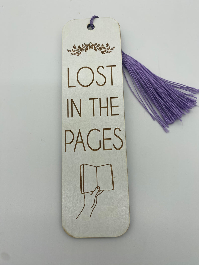 Wood Engraved Bookmarks