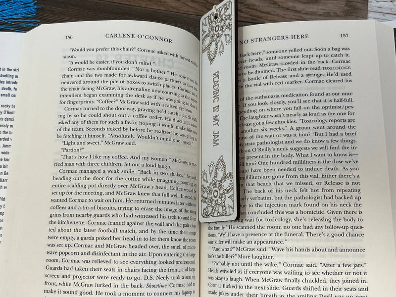 Wood Engraved Bookmarks