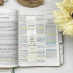 Bible Verse Bookmark Cling to God