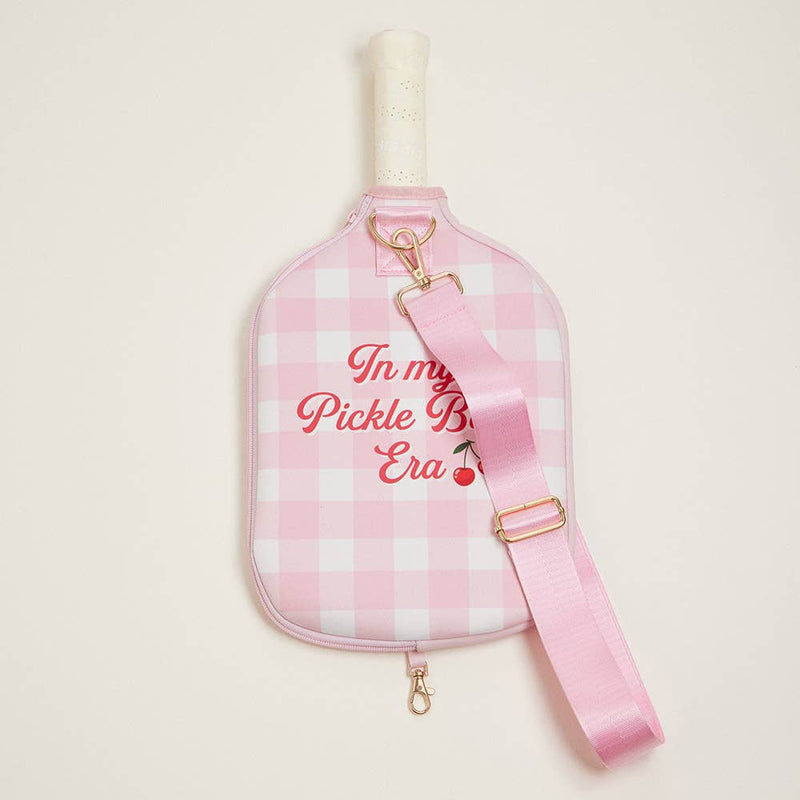 In My Pickleball Era Cherry Pickleball Paddle Case Bag