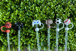 Sports and Gamer Straw Topper. choice of 6