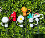 Summertime Sunshiney Days Straw Toppers choice of 6