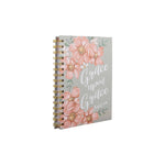 Guided Journal: Sage & Peach Flowers (John 1:16) -4