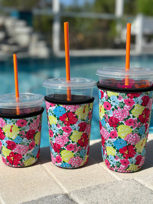 Cold Coffee Holder "Florals"