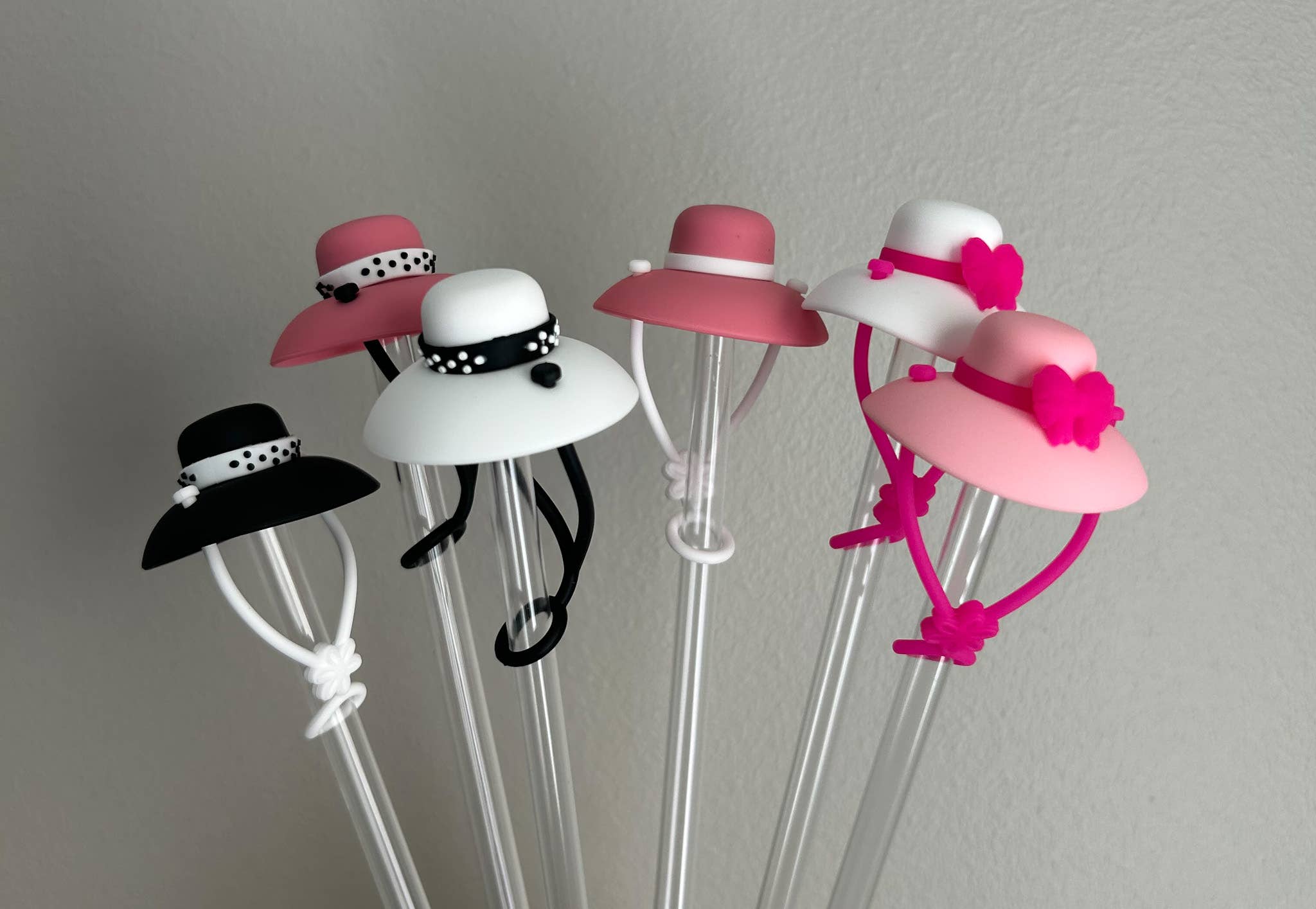 Ladies Fashion Summer Hat Straw Topper choice of 6 colors