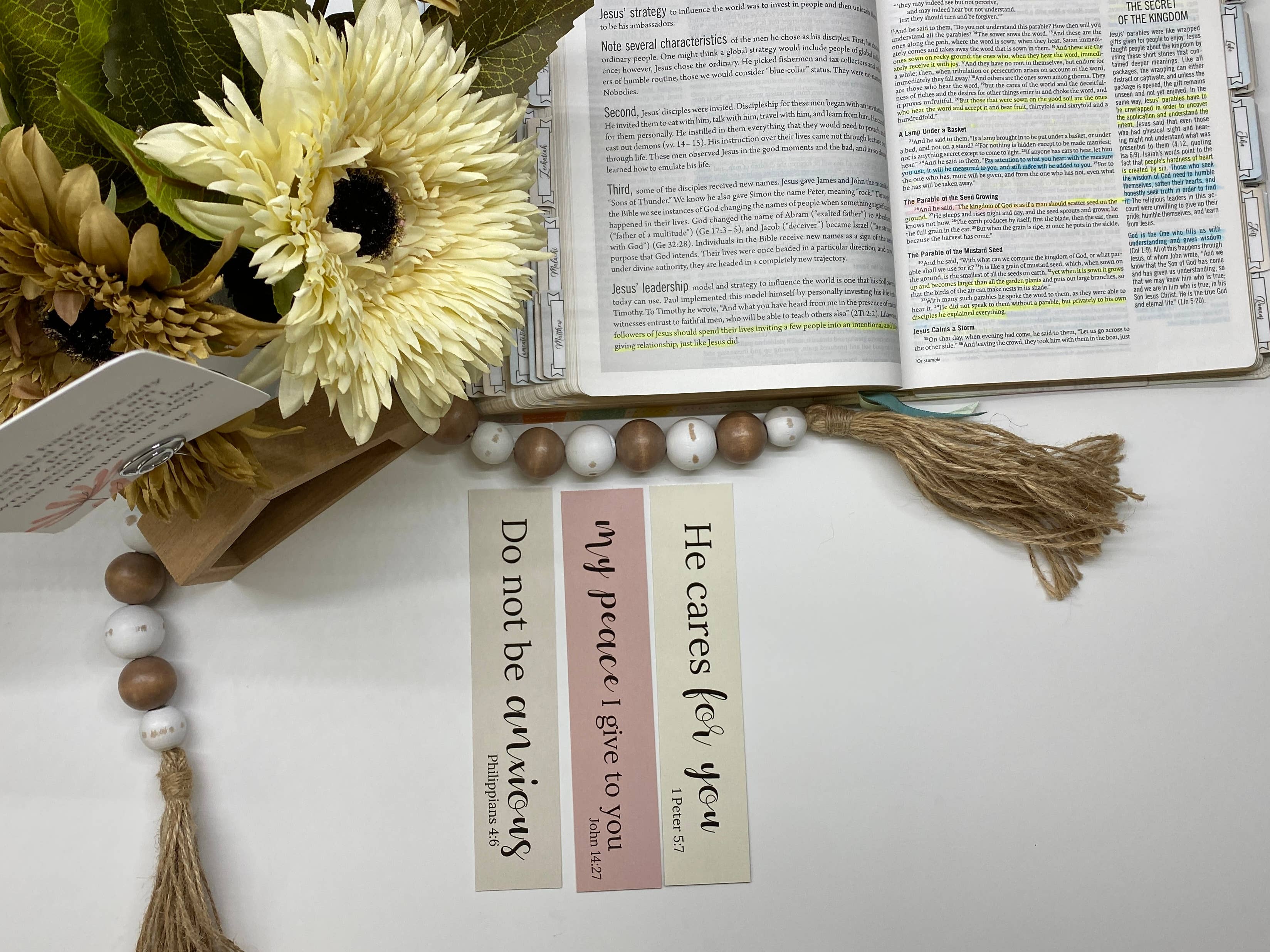 Bookmark Calming Scripture