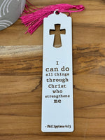 Wood engraved Bible Verse Bookmarks
