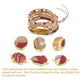 Bloodstone & Red Jasper Wrap Bracelet