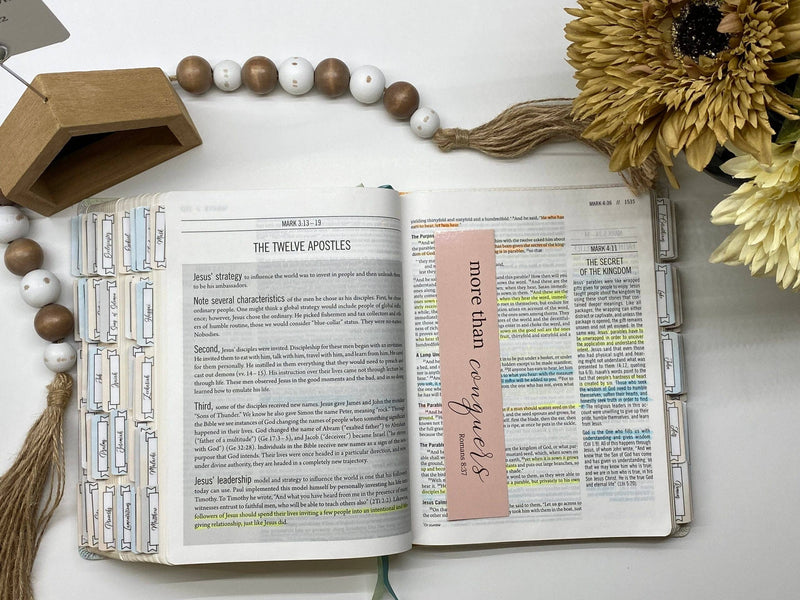 Who God says you are Bible Verse Bookmarks