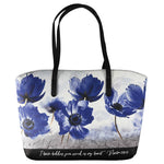 White Dove Bible Case Psalm 119:11 Floral Wedge Black XL