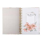 Guided Journal: Sage & Peach Flowers (John 1:16) -4
