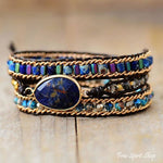 Sodalite & Jasper Bead Wrap Bracelet