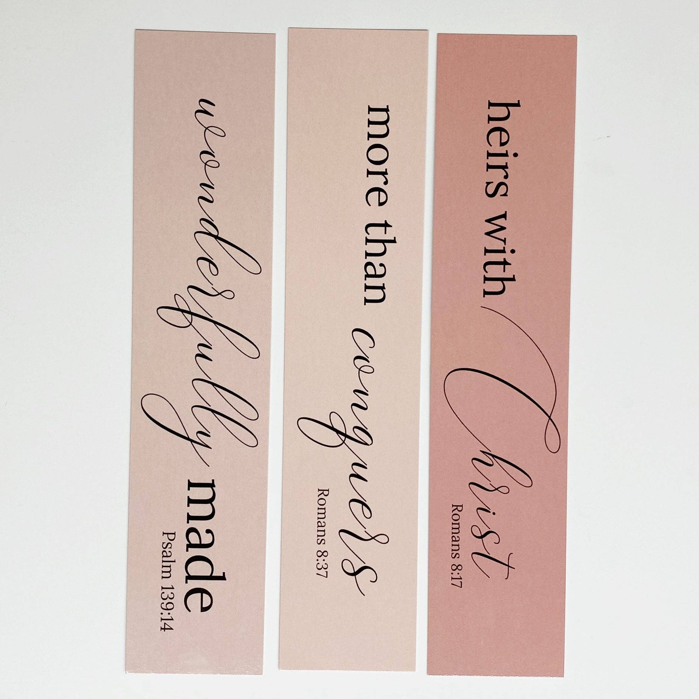 Who God says you are Bible Verse Bookmarks
