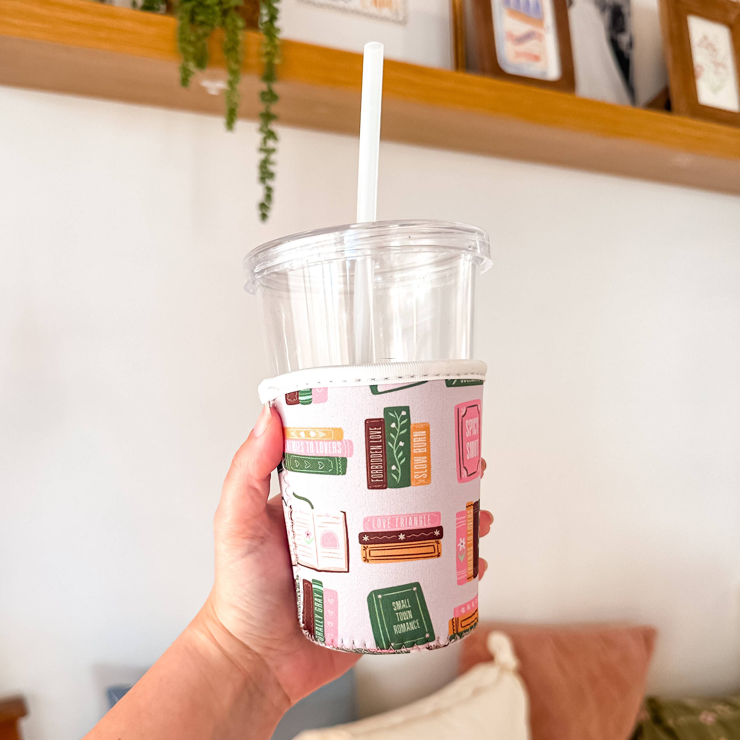 Book Stacks | Iced Coffee Sleeve