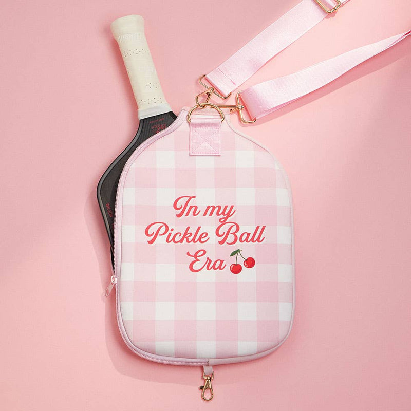 In My Pickleball Era Cherry Pickleball Paddle Case Bag