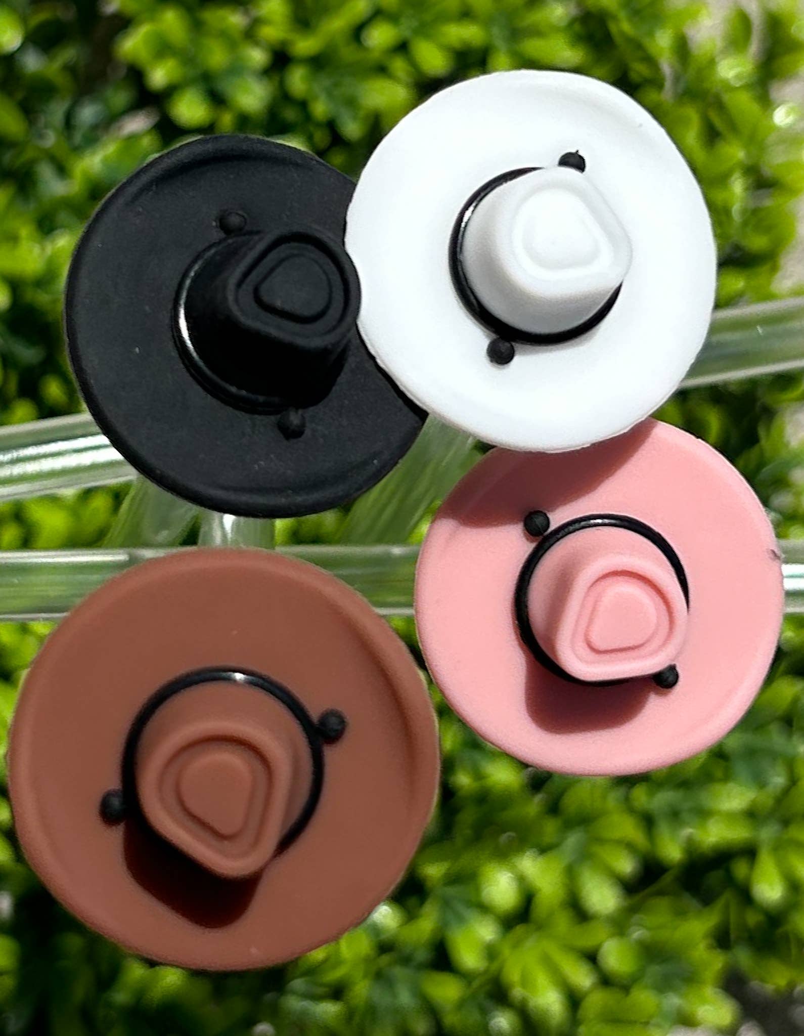 Cowboy Hat Straw Toppers