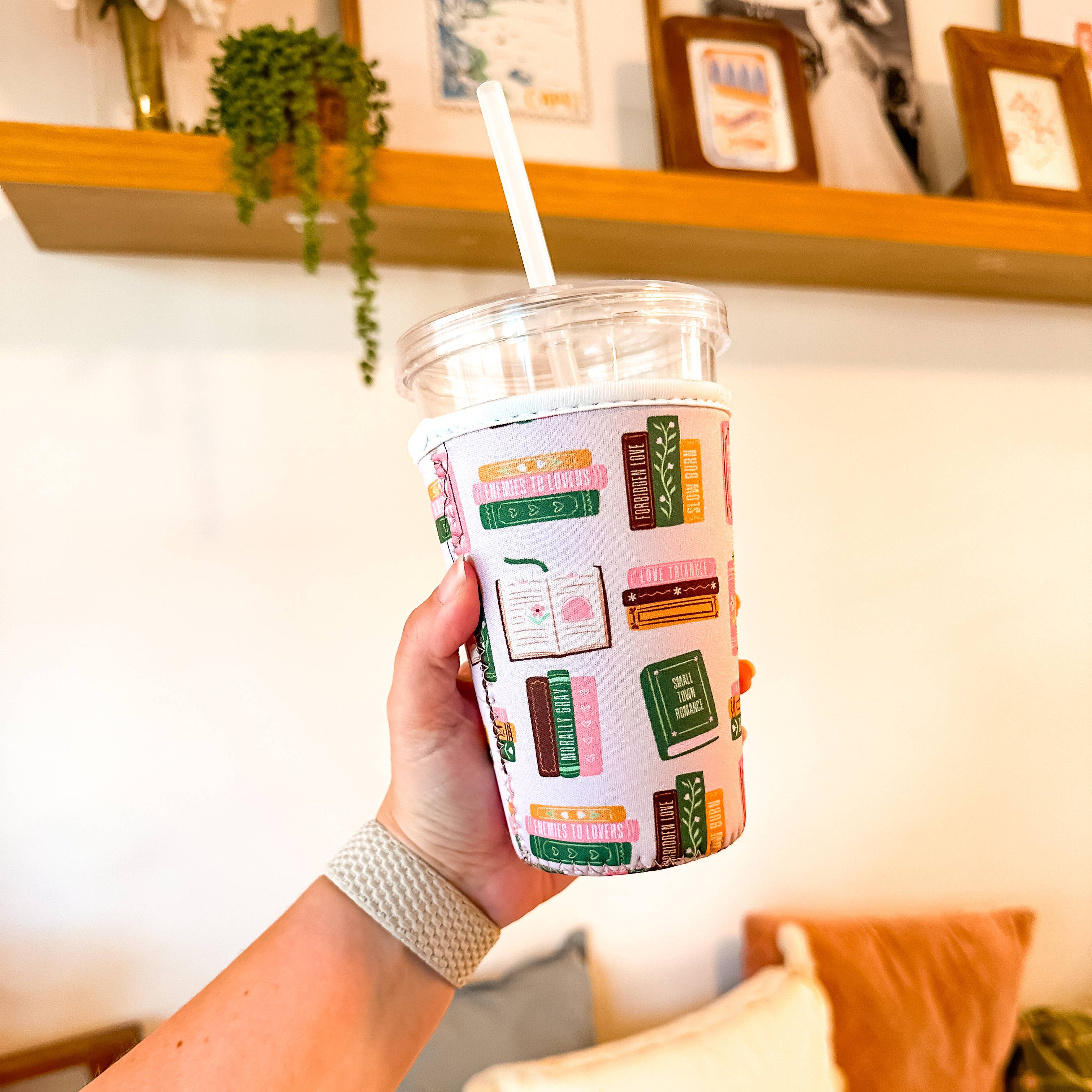Book Stacks | Iced Coffee Sleeve