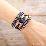 Sodalite & Jasper Bead Wrap Bracelet