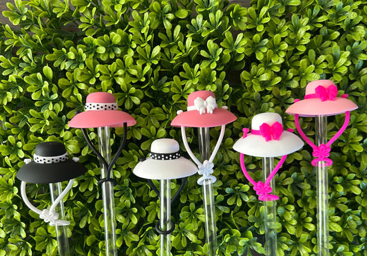 Ladies Fashion Summer Hat Straw Topper choice of 6 colors