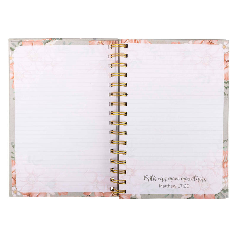 Guided Journal: Sage & Peach Flowers (John 1:16) -4