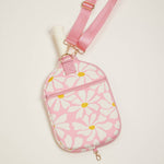 Daisy Flower Pattern Neoprene Pickleball Paddle Case Bag