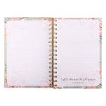 Guided Journal: Sage & Peach Flowers (John 1:16) -4