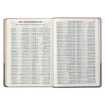 KJV Bible Super Giant Print Faux Leather, Pink/Gray