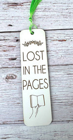 Wood Engraved Bookmarks