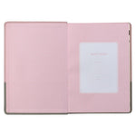 KJV Bible Super Giant Print Faux Leather, Pink/Gray