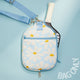 Daisy Flower Pattern Neoprene Pickleball Paddle Case Bag