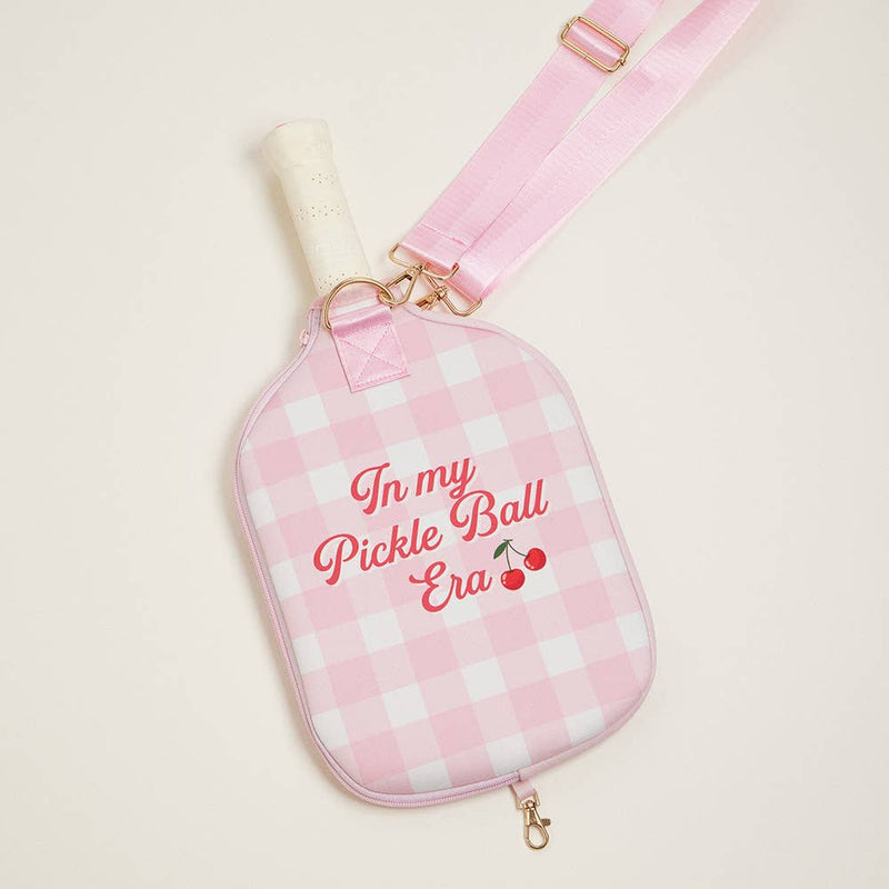In My Pickleball Era Cherry Pickleball Paddle Case Bag