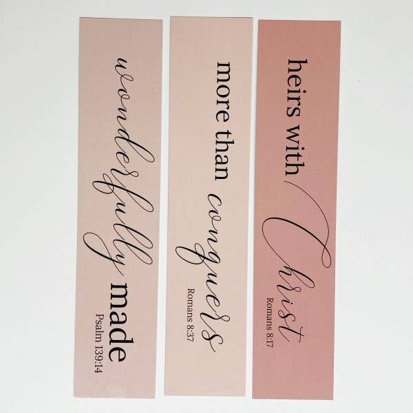 Who God says you are Bible Verse Bookmarks