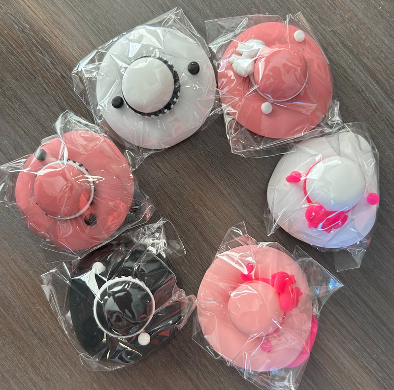 Ladies Fashion Summer Hat Straw Topper choice of 6 colors