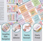 Mr. Pen Bible Tabs - 120 Easy-Organizing Tabs