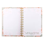 Guided Journal: Sage & Peach Flowers (John 1:16) -4