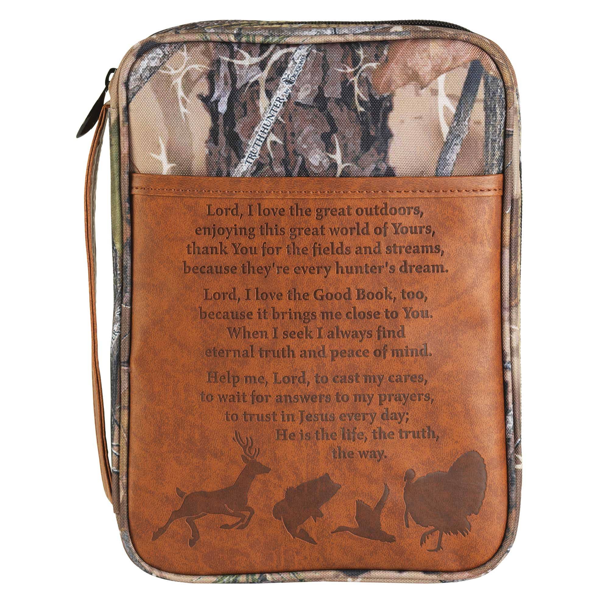 Bible Cover Camo Hunters Prayer Large