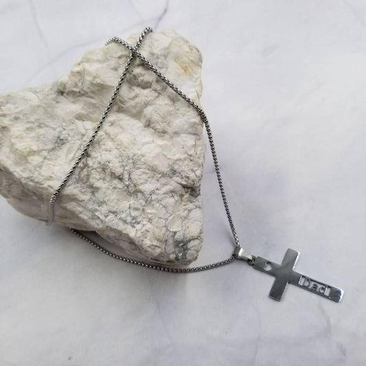Dad Cross Necklace - Father's Day