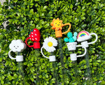 Summertime Sunshiney Days Straw Toppers choice of 6