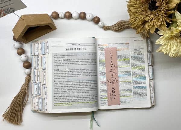 Who God says you are Bible Verse Bookmarks